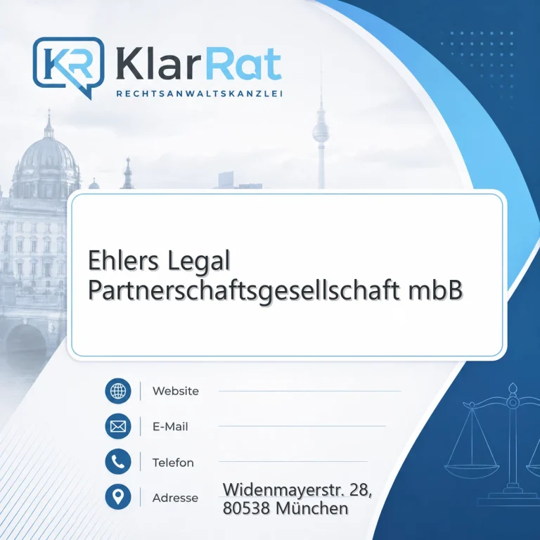 Ehlers Legal Partnerschaftsgesellschaft mbB