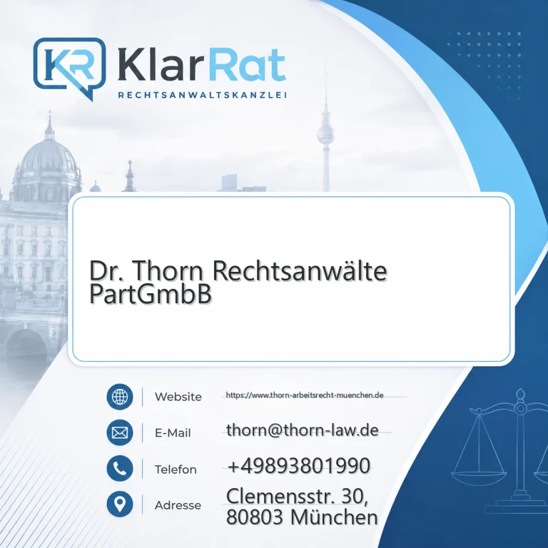 Dr. Thorn Rechtsanwälte PartGmbB