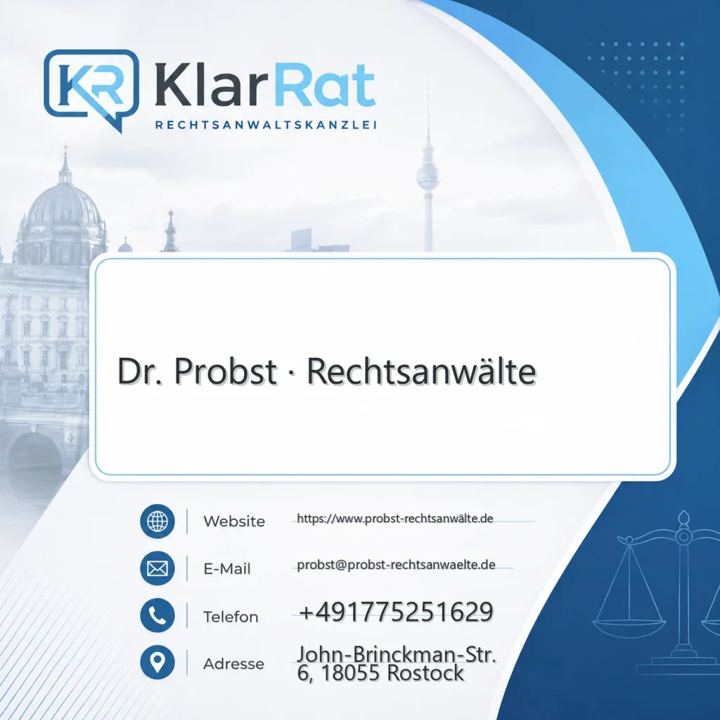 Dr. Probst · Rechtsanwälte
