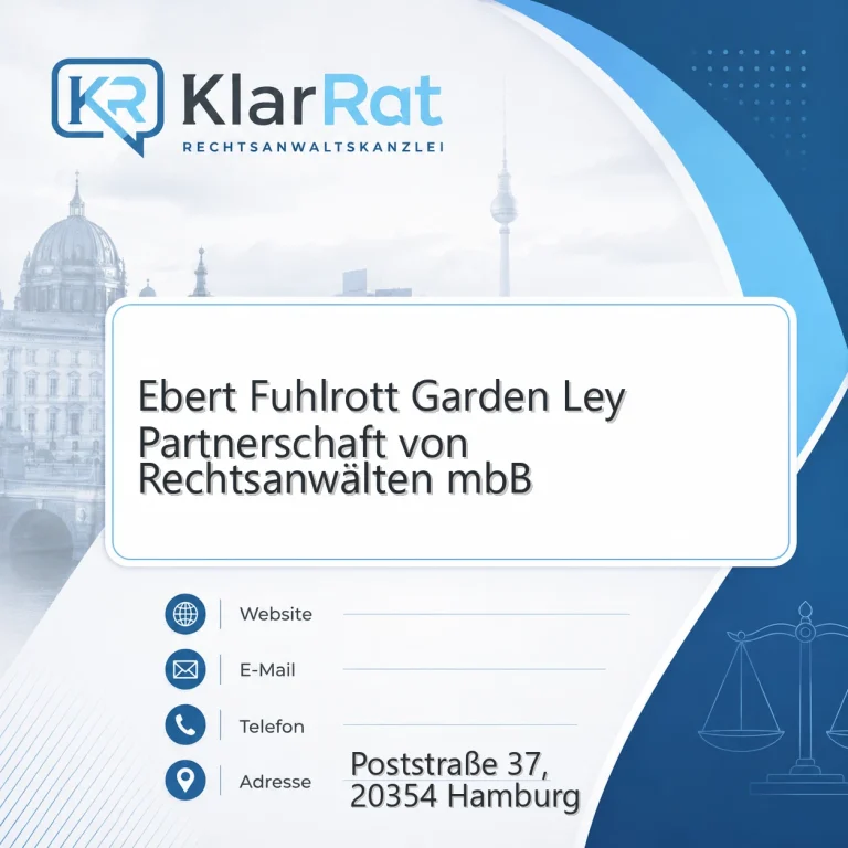 Ebert Fuhlrott Garden Ley Partnerschaft von Rechtsanwälten mbB
