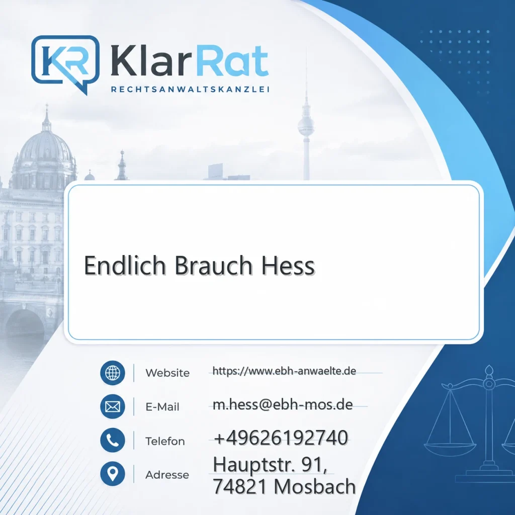Endlich Brauch Hess