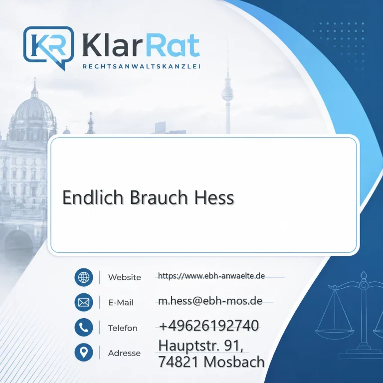 Endlich Brauch Hess