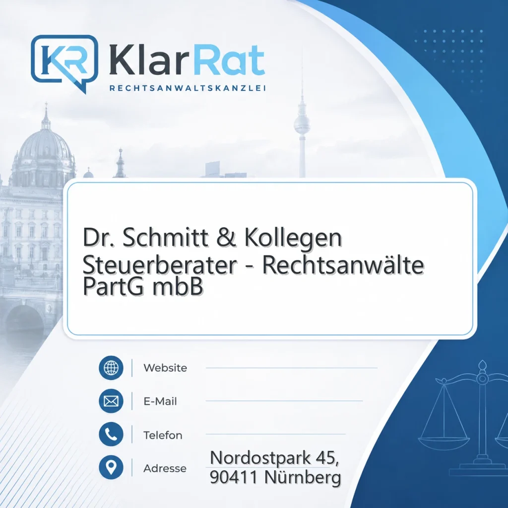 Dr. Schmitt & Kollegen Steuerberater – Rechtsanwälte PartG mbB
