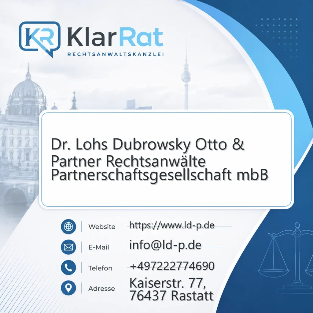 Dr. Lohs Dubrowsky Otto & Partner Rechtsanwälte Partnerschaftsgesellschaft mbB