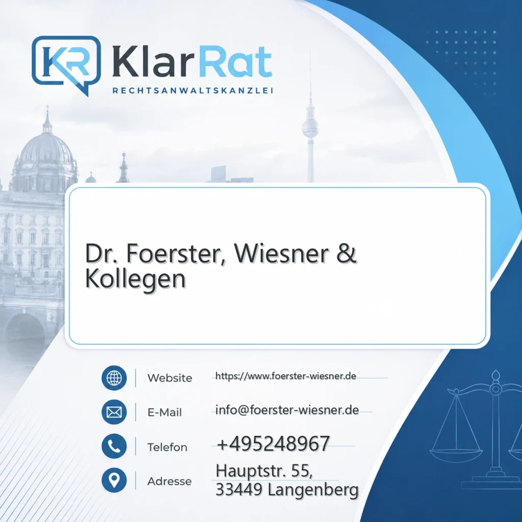 Dr. Foerster, Wiesner & Kollegen