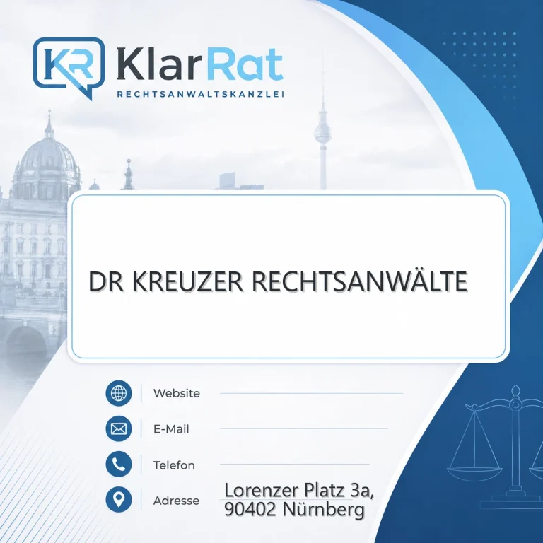 DR KREUZER RECHTSANWÄLTE