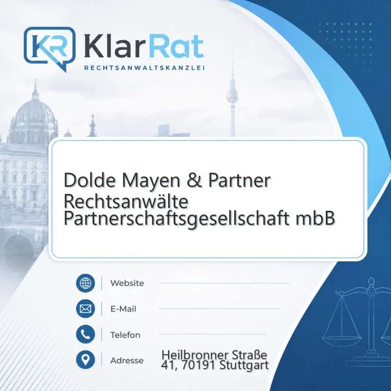 Dolde Mayen & Partner Rechtsanwälte Partnerschaftsgesellschaft mbB