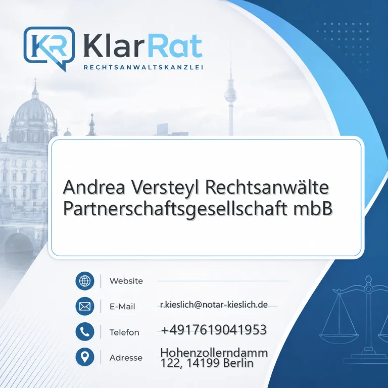 Andrea Versteyl Rechtsanwälte Partnerschaftsgesellschaft mbB