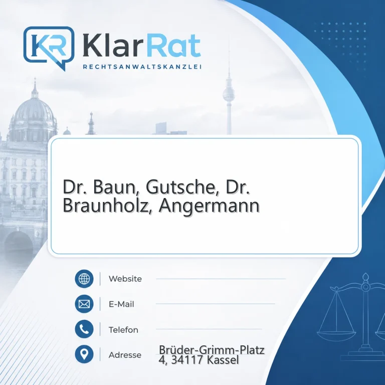 Dr. Baun, Gutsche, Dr. Braunholz, Angermann